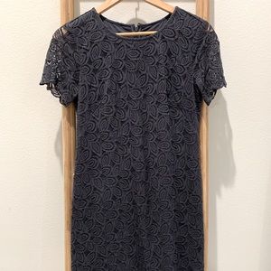 Navy Lace Dress - Ann Taylor